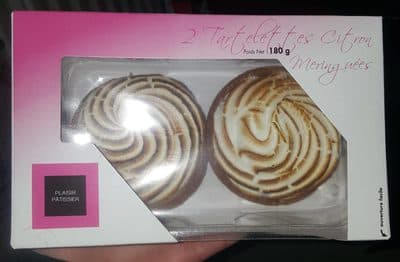 2 tartelettes citron meringuées