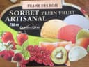 Sorbet fraise des bois