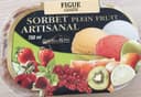 Sorbet artisanal figue violette