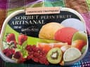 Sorbet plein fruit artisanal