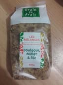 Boulgour, Millet & Riz