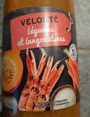 Velouté de légumes et langoustines