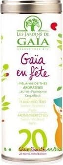Gaia En Fête,Thé Vert Et Noir 100g-les Jardins De Gaia