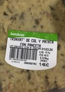 Trinxat de col y patata con panceta