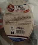 4 Maxi Hot dogs