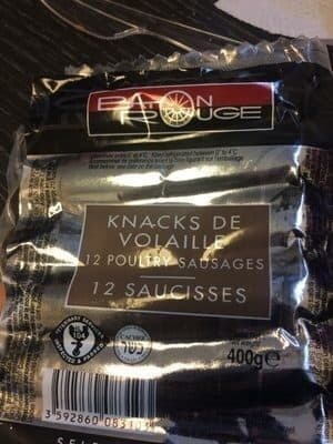 Knacks De Poulet 12 Saucisses