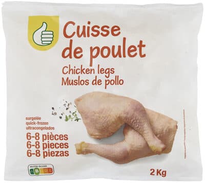Cuisses de poulet crues