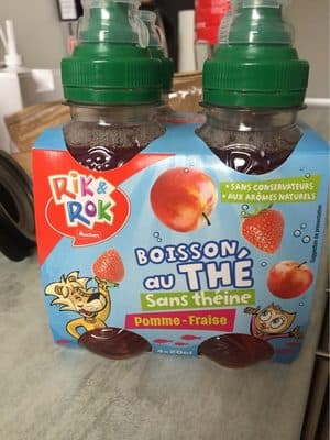 Boisson the pomme fraise