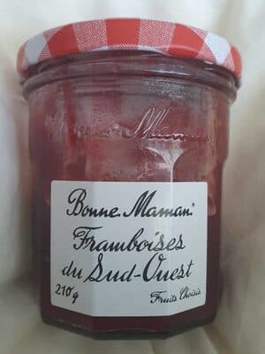 Confiture framboises du Sud Ouest