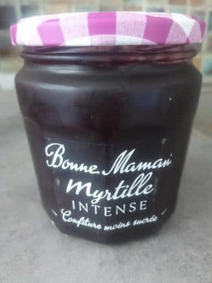 Confiture myrtille intense