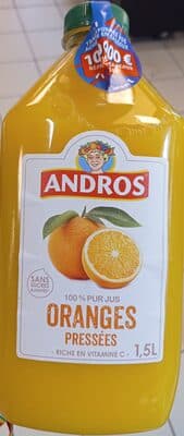Jus d'orange pressée