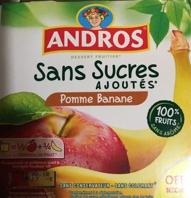 Compote pomme banane