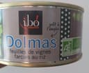 Dolmas feuilles de vignes farcies au riz