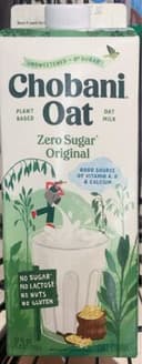 Chobani Oat zero sugar original