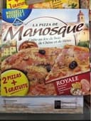 Pizza royale cuite au feu de bois de chêne et de hêtre