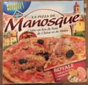 Pizza royale cuite au feu de bois