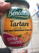 Bénédicta sauce tartare bocal 240 g offre limitée