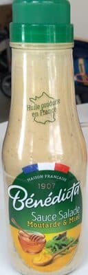 Sauce salade moutarde et miel