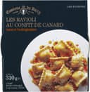 Les ravioli au confit de canard sauce bolognaise
