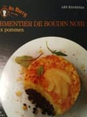 Le parmentier de boudin noir aux deux pommes
