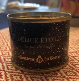 Délice étoilé au jus de truffe