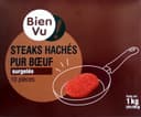 Steaks hachés pur boeuf