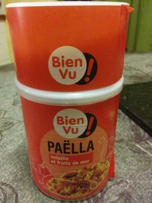 Paëlla volaille et fruits de mer
