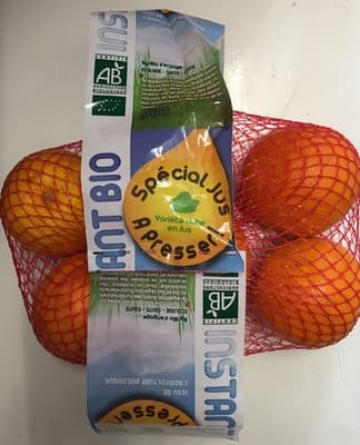 Oranges bio spécial jus à presser