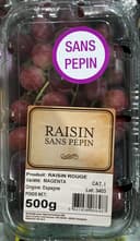 Raisin sans pépin