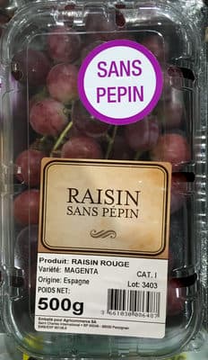 Raisin sans pépin