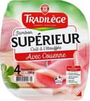 Jambon supérieur avec couenne 4 tranches