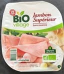Jambon supérieur sans couenne 4 tranches