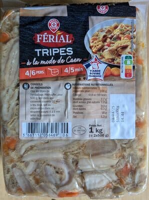 Tripes à la mode de Caen 2 x 500 g