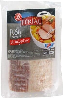 Rôti de porc saumuré