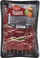 Brochettes d'abats x 7