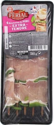Brochettes de porc x 4