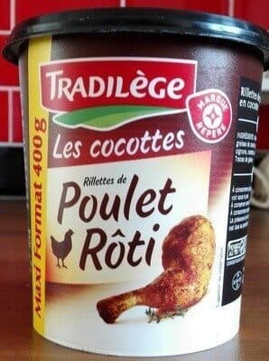 Rillettes de poulet rôti