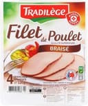 Filet de poulet braisé x 4 tranches