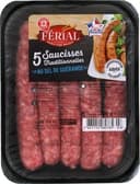 Saucisses traditionnelles au sel de Guérande x 5