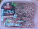 Viande de porc hachée