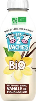LES 2 VACHES BIO A BOIRE VANILLE 500ML