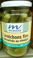 Cornichons fins pasteurisés au vinaigre