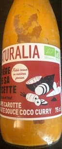Soupe carotte patate douce coco curry
