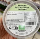 Amandes décortiquées grillées