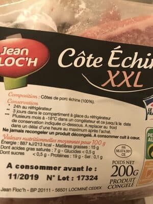 Cote Echine XXL
