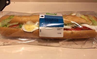 Baguette viennoise thon