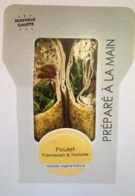 Wrap Poulet Fromage frais tomate