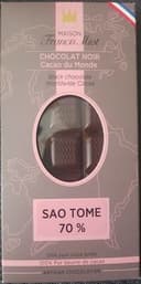 Chocolat noir, Cacao du Monde, Sao Tome  70%
