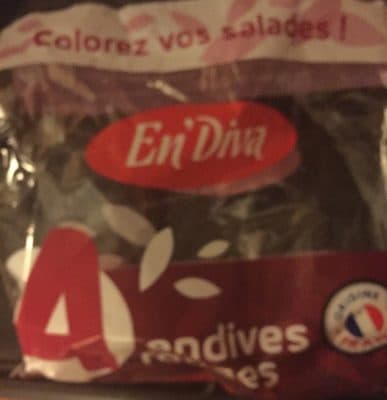 4 endives rouges