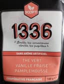 Thé vert vanille fraise pamplemousse